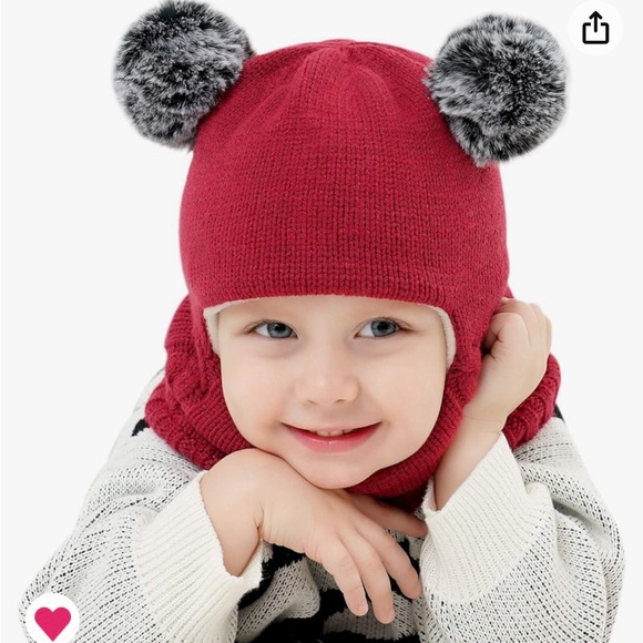 Toddler Winter Scarf Hat - Picture 1 of 4